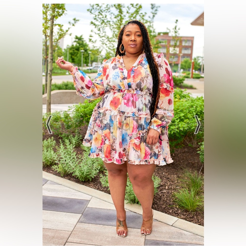 Floral Skater Dress